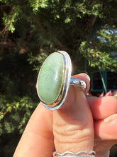 Load image into Gallery viewer, Winter’s Green in Gold Size 7.5