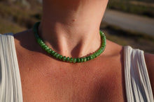 Load image into Gallery viewer, Apple Green Siberian Jade Necklace