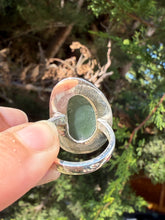 Load image into Gallery viewer, Winter’s Green in Gold Size 7.5