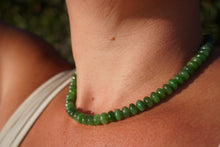 Load image into Gallery viewer, Apple Green Siberian Jade Necklace