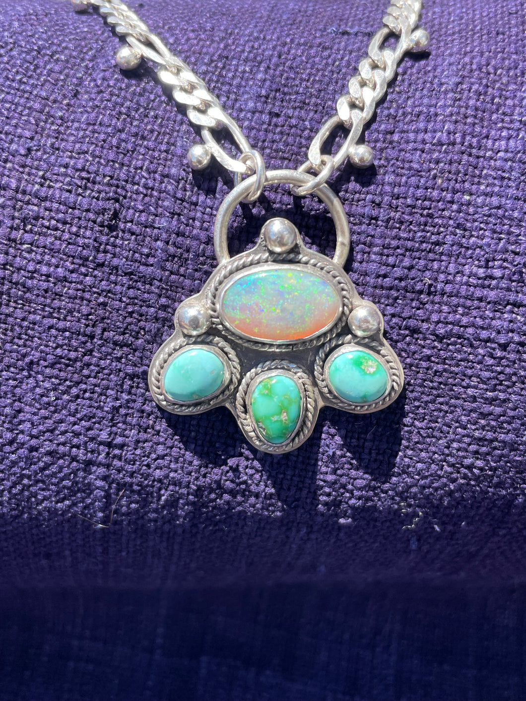 Opal + Turquoise Necklace