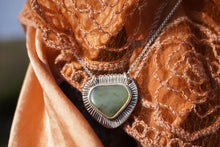 Load image into Gallery viewer, Big Sur Jade Shield Necklace
