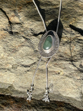 Load image into Gallery viewer, Big Sur Jade Sterling Sun Bolo
