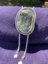 Load image into Gallery viewer, Sterling Fired Jade Bolo
