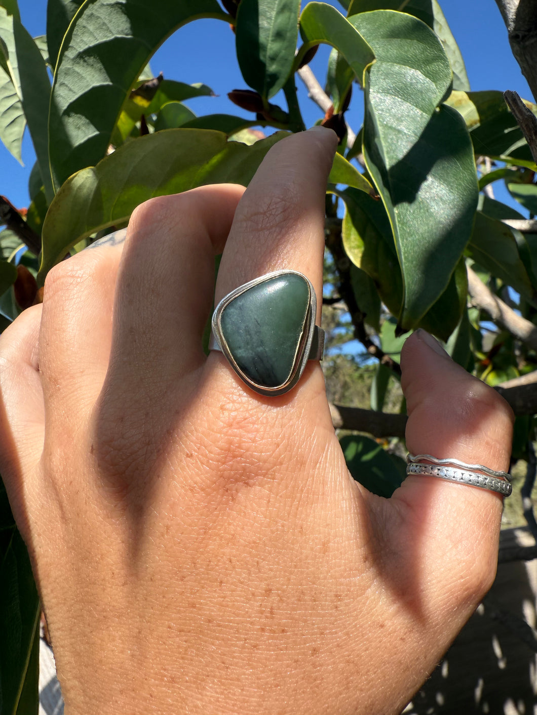 Big Sur Jade Mixed Metal Size 10