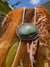 Load image into Gallery viewer, Big Sur Jade Sterling Bolo
