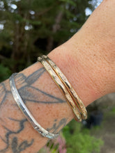 Load image into Gallery viewer, Gold Fill Sun Stamp Cuff
