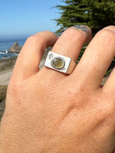 Load image into Gallery viewer, Big Sur Jade Signet Size 8
