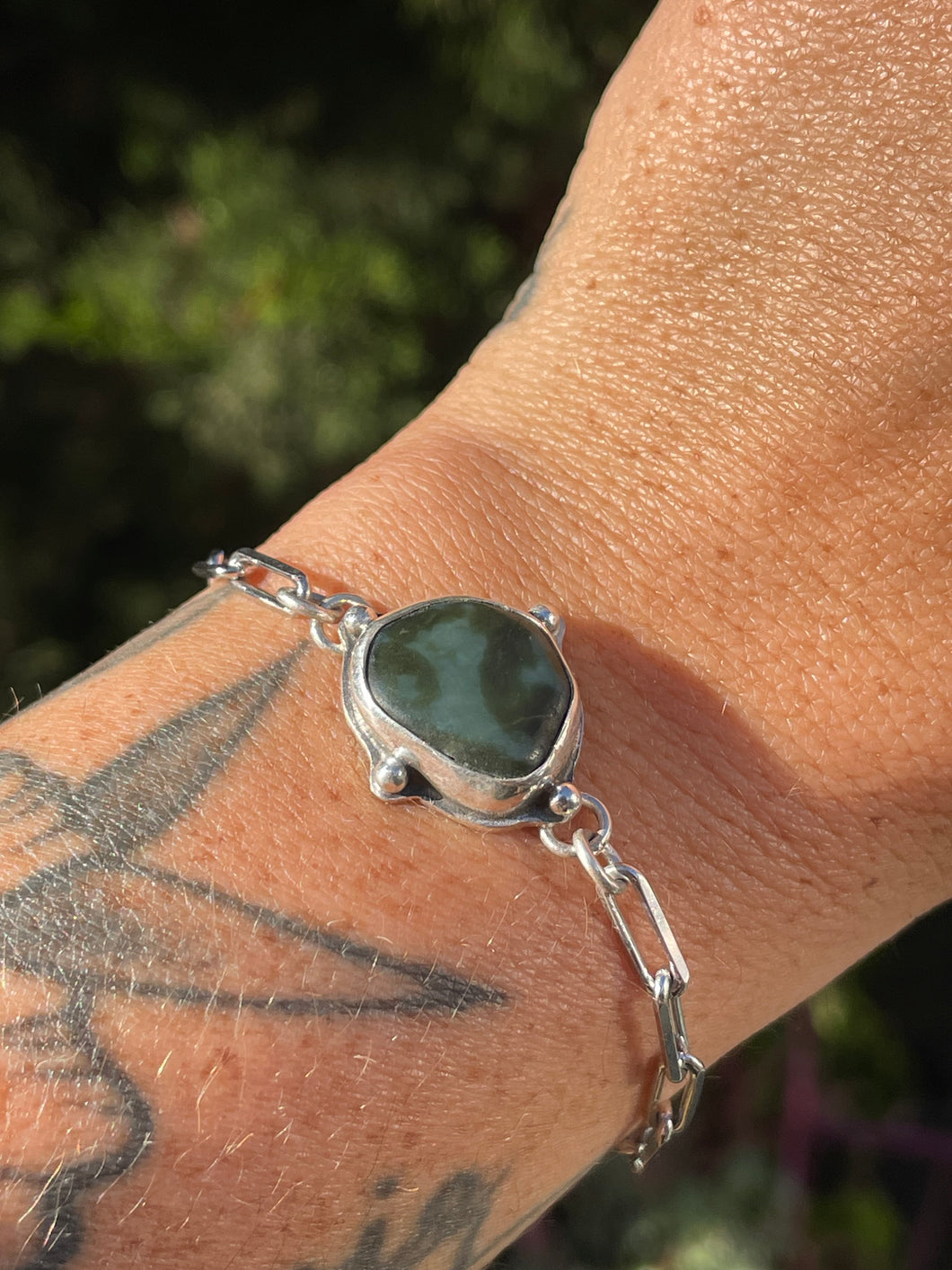 Big Sur Jade Adjustable Bracelet