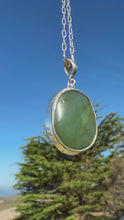 Load and play video in Gallery viewer, Vivid Big Sur Jade Necklace
