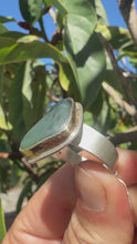 Load and play video in Gallery viewer, Big Sur Jade Mixed Metal Size 10
