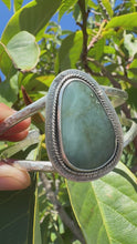 Load and play video in Gallery viewer, Rare Big Sur Creamy Blue Cuff
