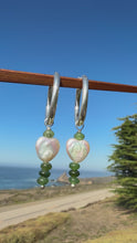 Load and play video in Gallery viewer, Pearl + Jade Chunky Hoops
